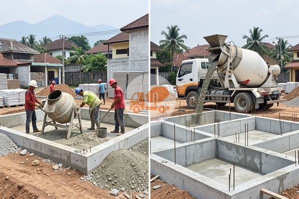 Perbedaan Beton Molen dan Readymix: Mana yang Tepat untuk Proyek Anda?